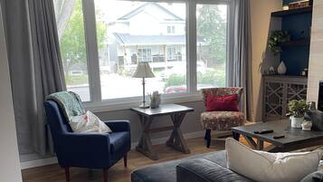 TV connectée, cheminée