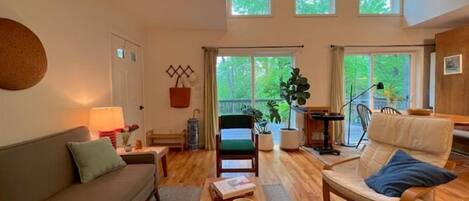 TV connectée, cheminée