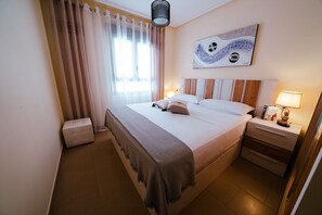 2 bedrooms, iron/ironing board, free WiFi, bed sheets