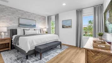 2 habitaciones, cuna de viaje, wifi y ropa de cama