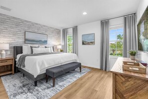 2 habitaciones, cuna de viaje, wifi y ropa de cama 