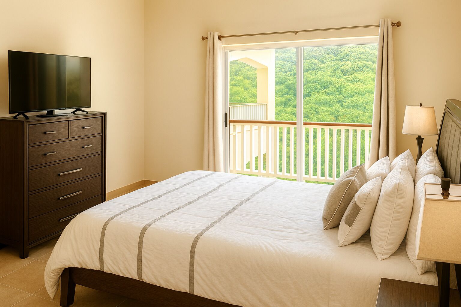 3 bedrooms, iron/ironing board, WiFi, bed sheets