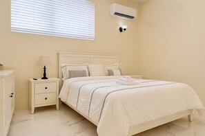 2 slaapkamers, een strijkplank/strijkijzer, wifi, beddengoed