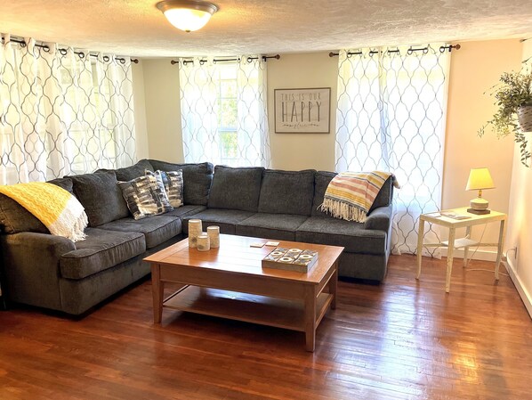 Televisión y chimenea