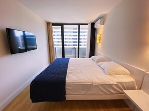 Apartamento | 1 quarto, escrivaninha, ferros/tábuas de passar roupa, Wi-Fi de cortesia