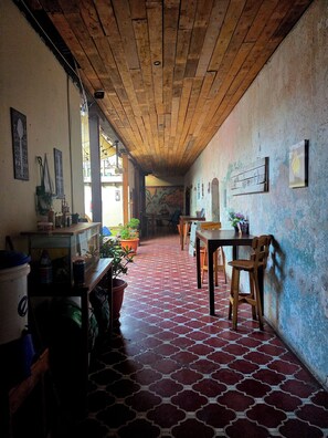 Living area - Amura Hostel  (Antigua Guatemala)