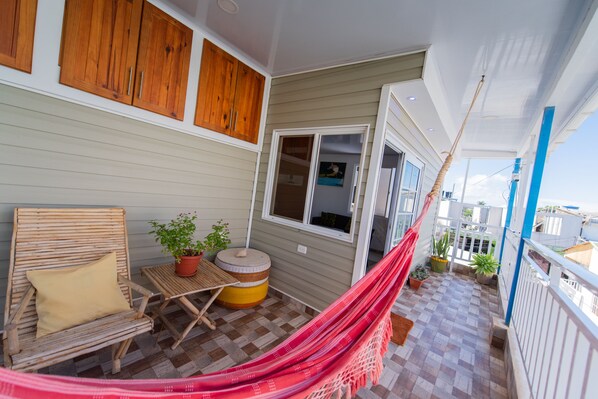 Terrace/patio - APARTAMENTOS TURISTICOS EL CONQUISTADOR (San Andrés)