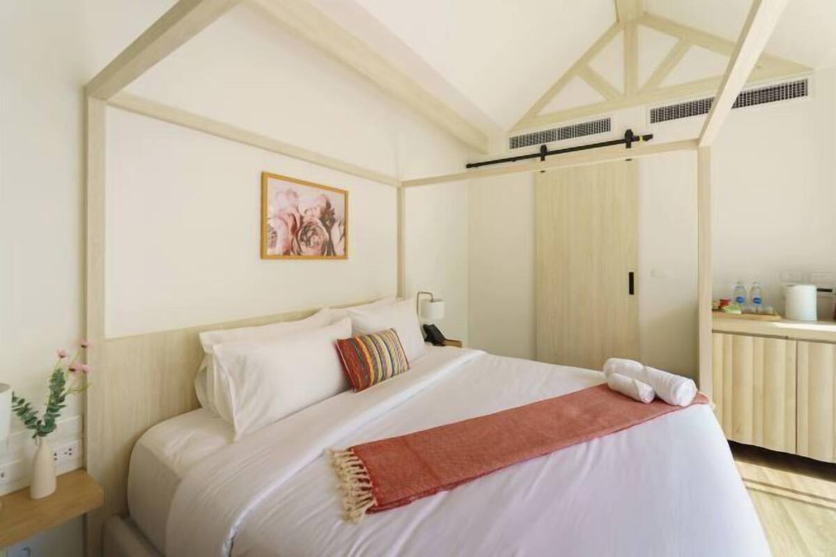 1 chambre, literie de qualité supérieure, bureau, chambres insonorisées