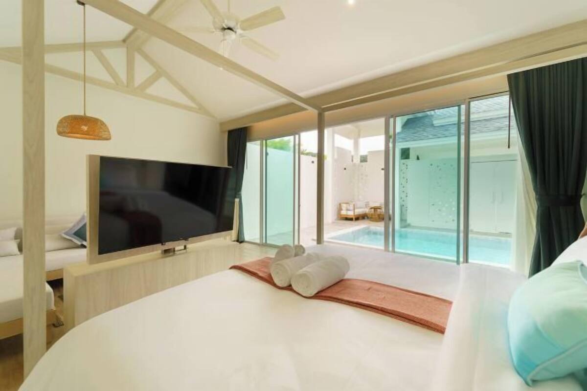 1 chambre, literie de qualité supérieure, bureau, chambres insonorisées