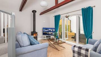 Casa de campo | Área de sala de estar | Chimenea