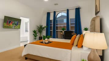 4 bedrooms, desk, iron/ironing board, free WiFi