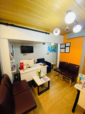 บริเวณนั่งเล่นที่ล็อบบี้