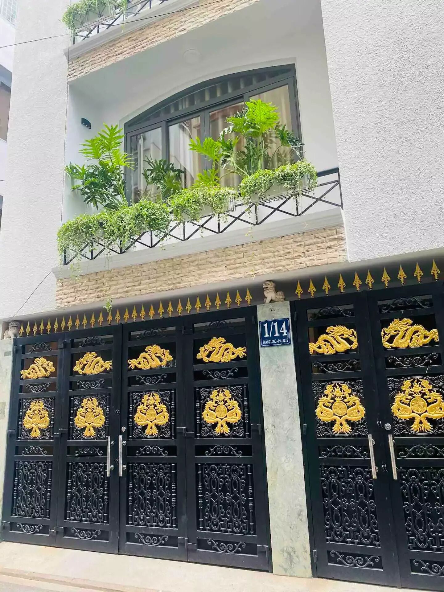 Detalhe da fachada