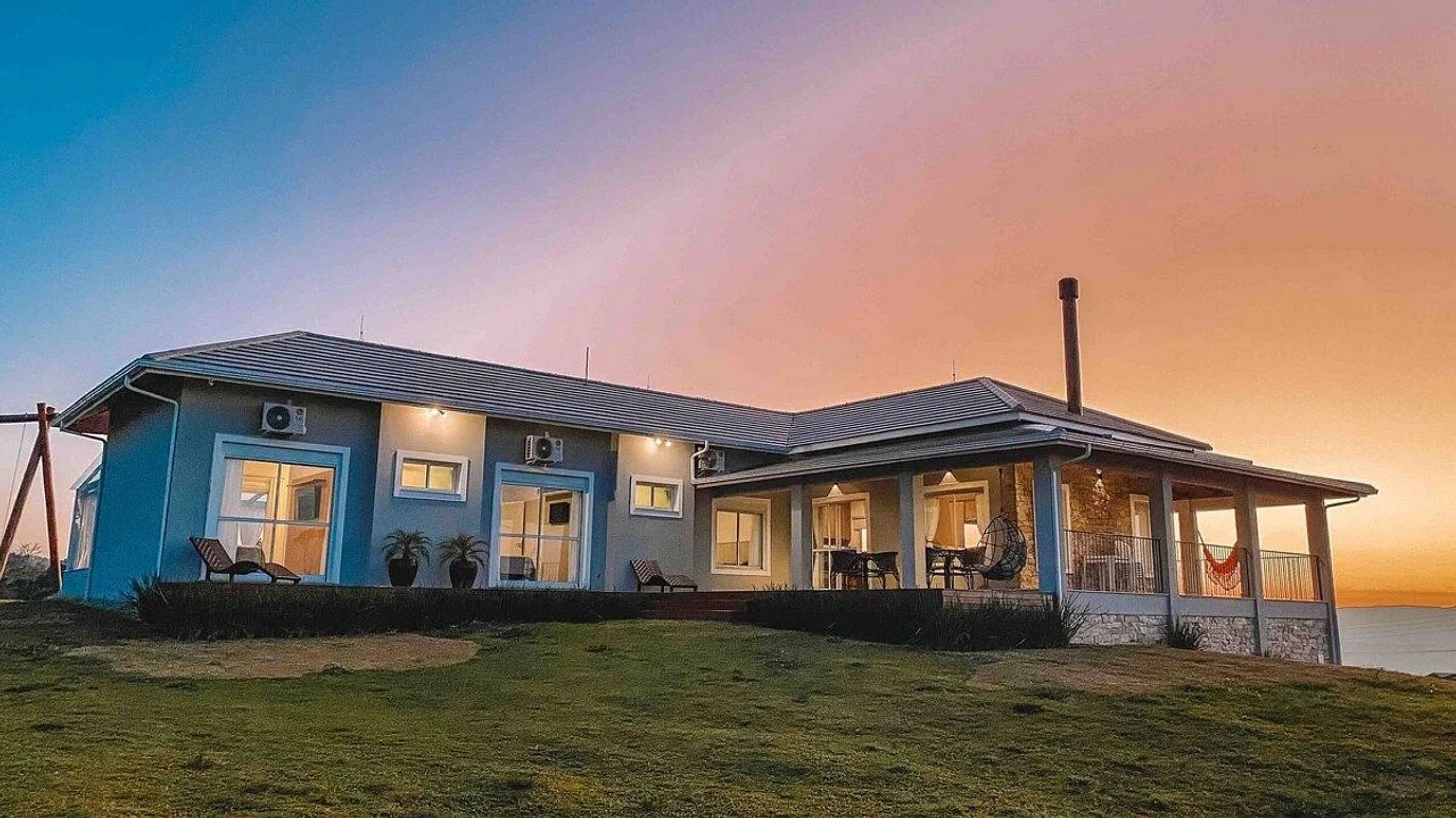 Honeymoon huis, bubbelbad, uitzicht op gebergte | Exterieur