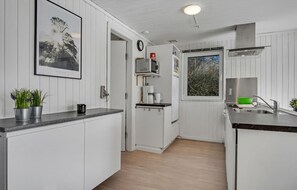 Kühlschrank, Mikrowelle, Herdplatte, Geschirrspüler