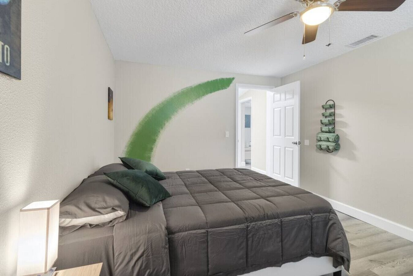 5 bedrooms, iron/ironing board, travel crib, WiFi