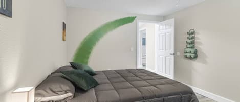 5 bedrooms, iron/ironing board, travel cot, WiFi