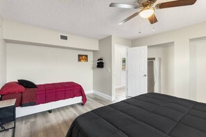 5 bedrooms, iron/ironing board, travel cot, WiFi