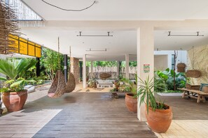 Sala de estar en el lobby