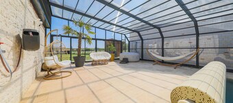 Amazing home in Léglantiers with sauna