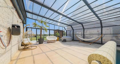 Amazing home in Léglantiers with sauna