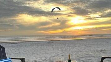 Sun loungers, beach towels