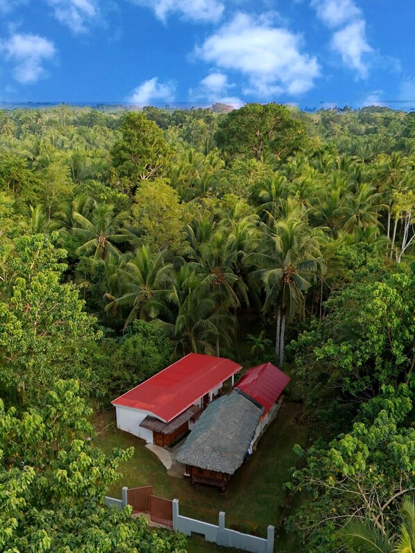 Façade de l’hébergement