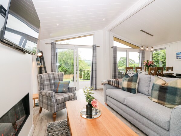 Living area - Eden Fields Lodge (Cupar)