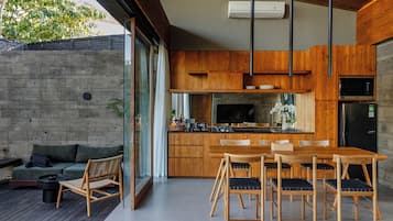 Grand Villa, 3 Bedrooms | Private kitchen | Fridge, microwave, stovetop, dishwasher