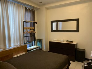 1 室のベッドルーム、アイロン / アイロン台、WiFi、ベッドシーツ