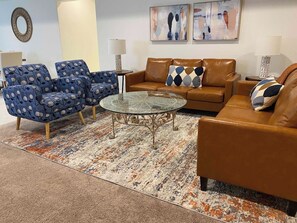 Living room with plenty of seating