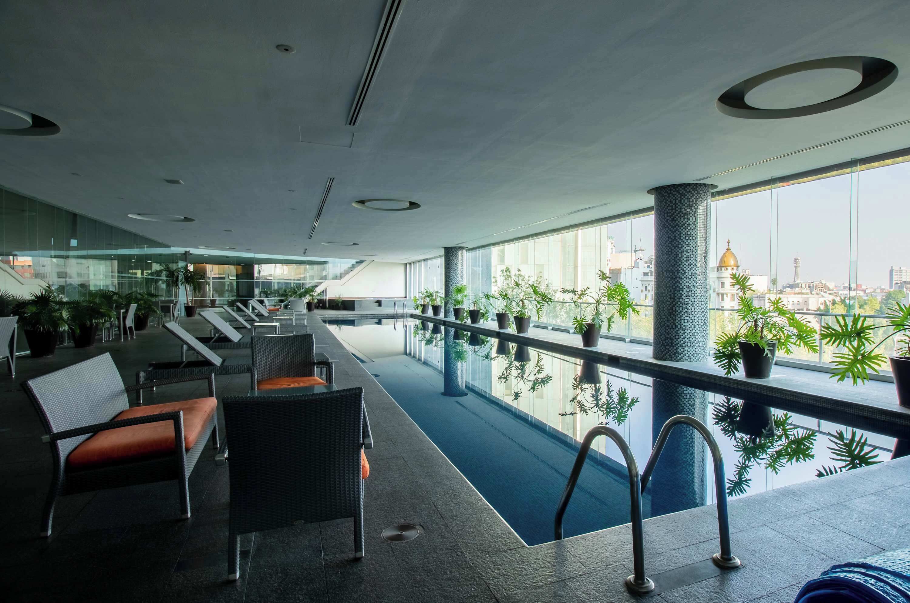 Piscine sur le toit