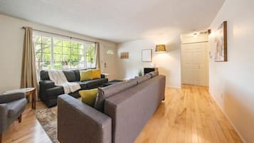 Flat-screen TV, Netflix, streaming services, offices