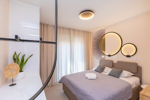 Apartment | 2 Schlafzimmer, Bügeleisen/Bügelbrett, kostenloses WLAN, Bettwäsche