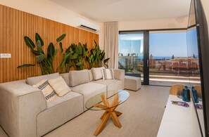 Apartment | Living area | 81-cm flat-screen TV with cable channels, TV - Ragusa Sea View apartment by DuHomes (Dubrovnik)
