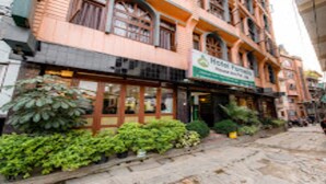 A hotel with a sign that reads "Hotel Panorama." - MeroStay 180 Hotel EMO (Kathmandu)