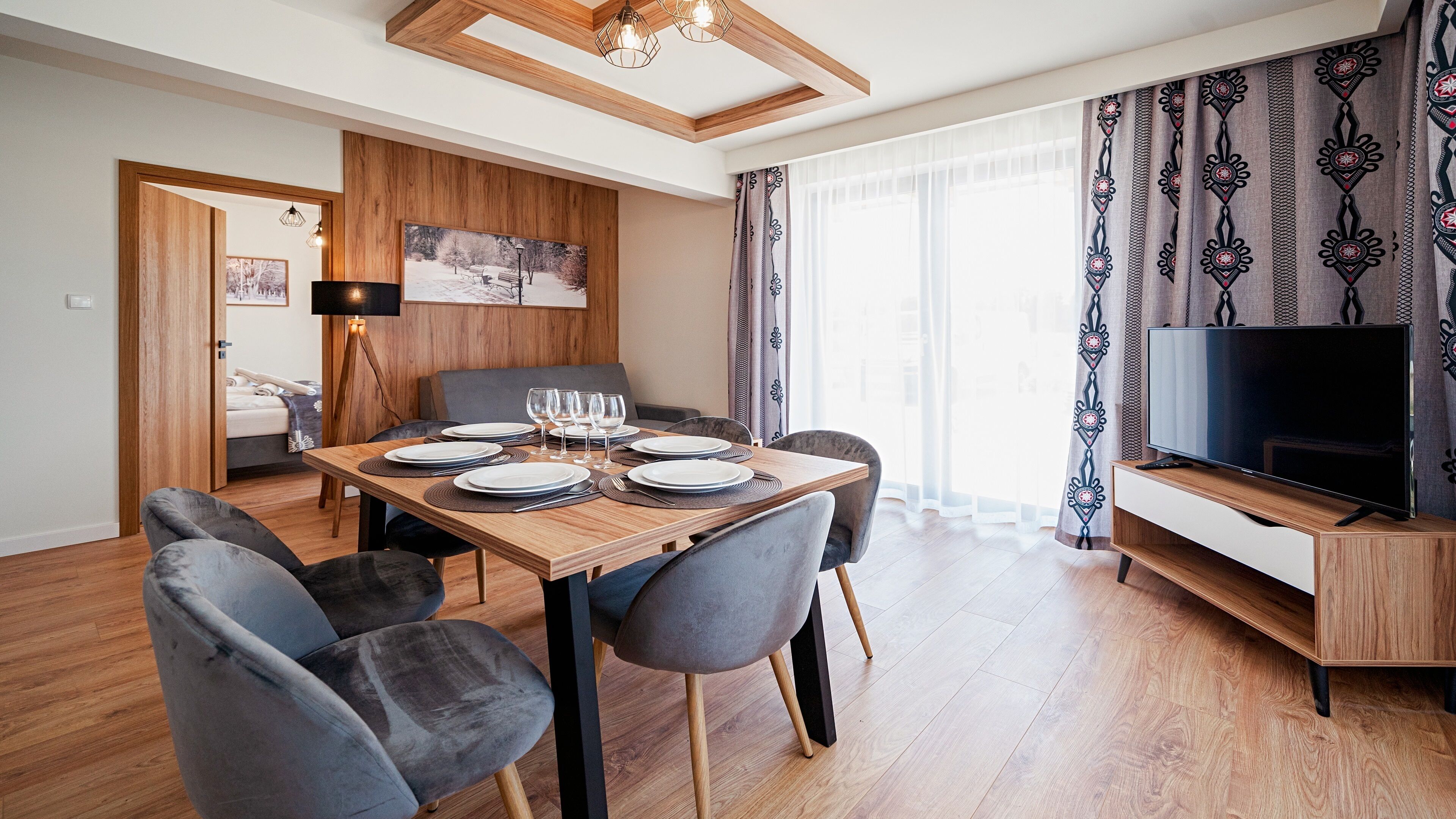 Apartment (J3) | Living area | Flat-screen TV