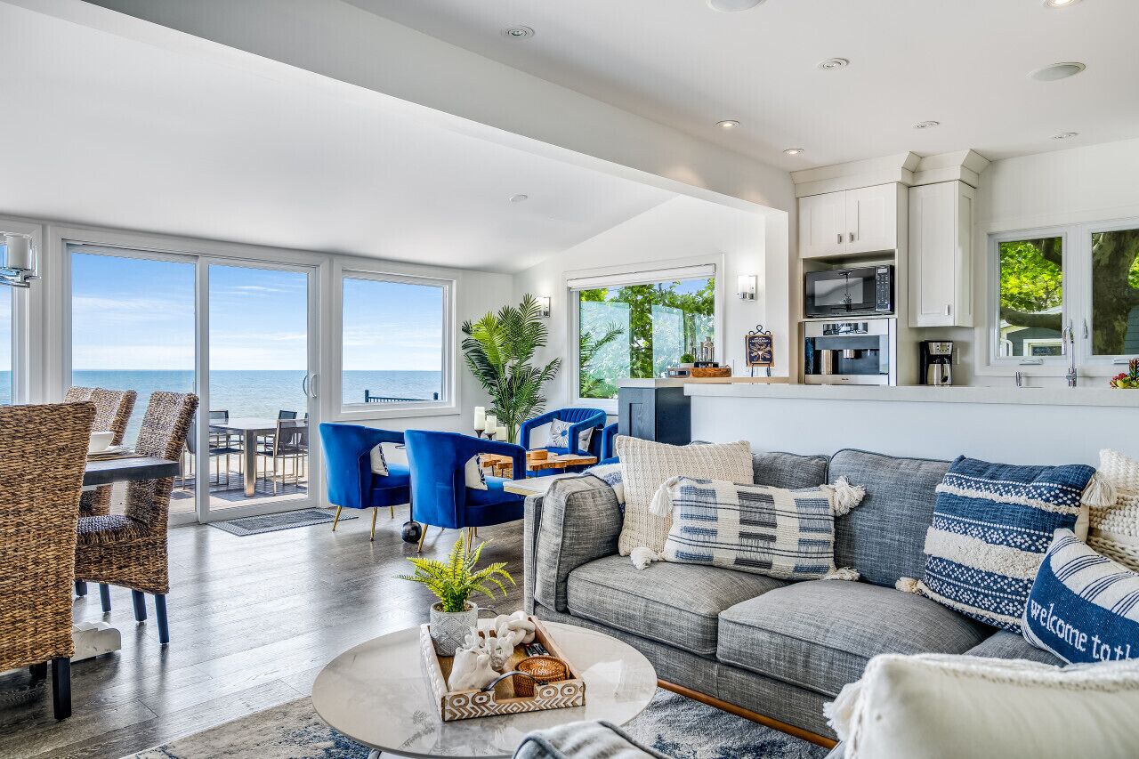 TV connectée, cheminée