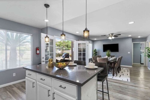 Stunning Pool at Chic 4BR Vegas Home