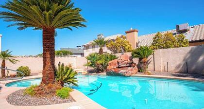 Stunning Pool at Chic 4BR Vegas Home