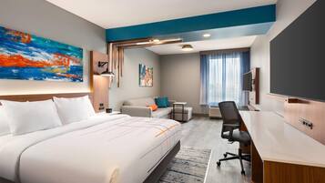 Cofres nos quartos, espaço de trabalho para notebook, berços grátis