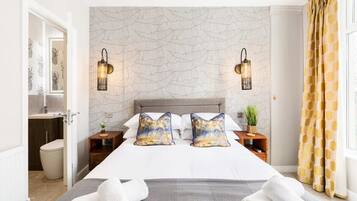 1 bedroom, desk, iron/ironing board, travel cot