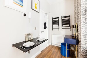 Interior - Second floor compact studio with mini kitchen (Warrington)