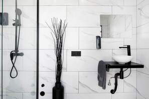 Bañera, toallas