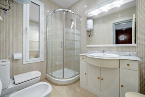 Shower - Apartment 'Edificio Victoria 1º-2ª' with Sea View, Private Terrace and Wi-Fi (Sant Salvador (El Vendrell))