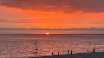 Accommodatie ligt op het strand