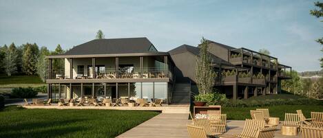 Majoituspaikan julkisivu