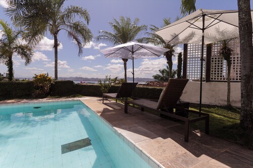 SUMMER VACANCIES! Villa & POOL, ENTIRE house, SPECTACULAR SEA views, BBQ,STARLNK