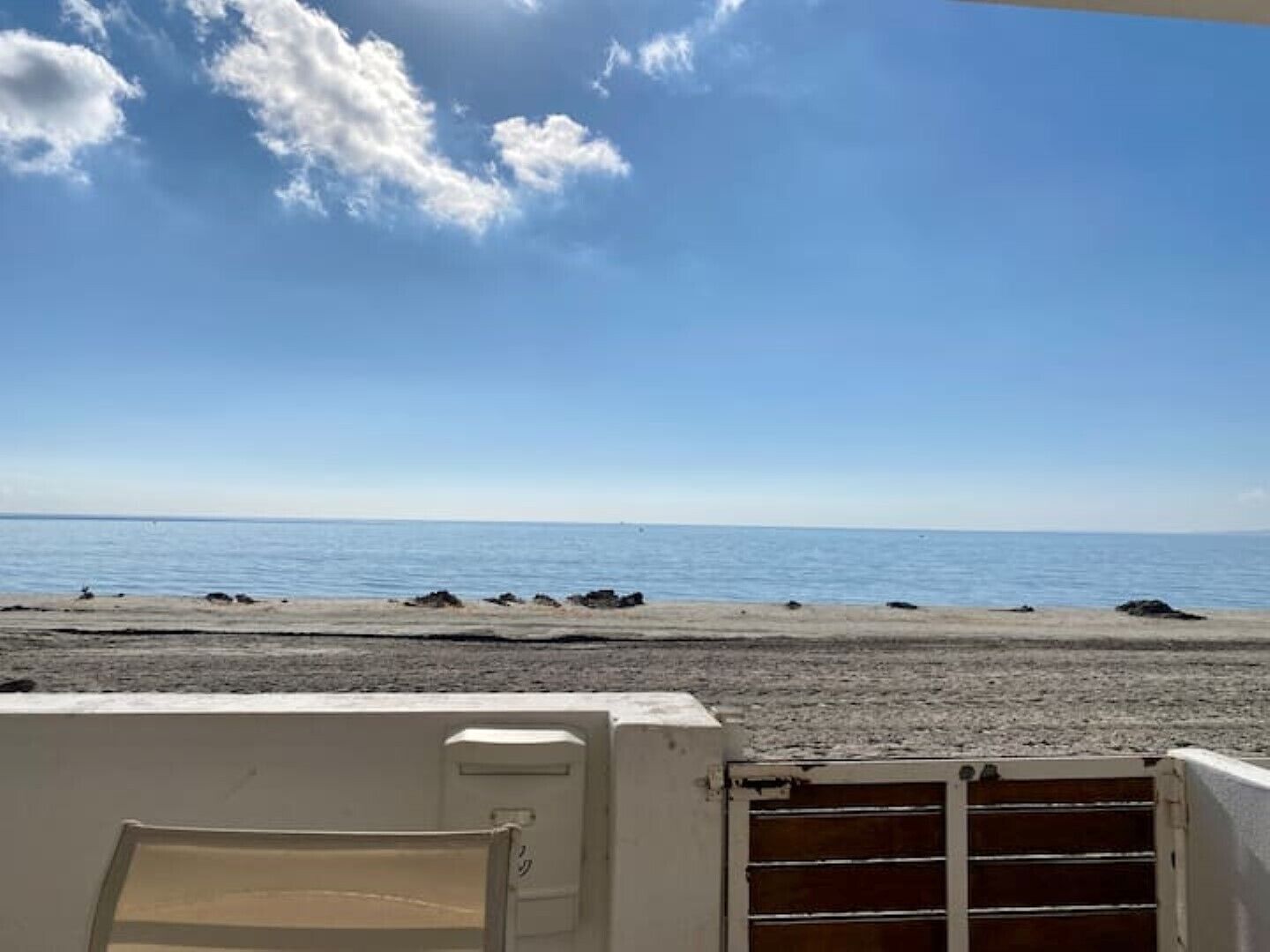 Vlak bij het strand