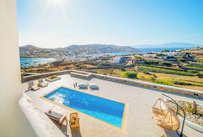 Luxury Villa, 4 Bedrooms, Non Smoking, Sea View | View from room - Eden's Mykonos - Villa Opal (Mykonos)